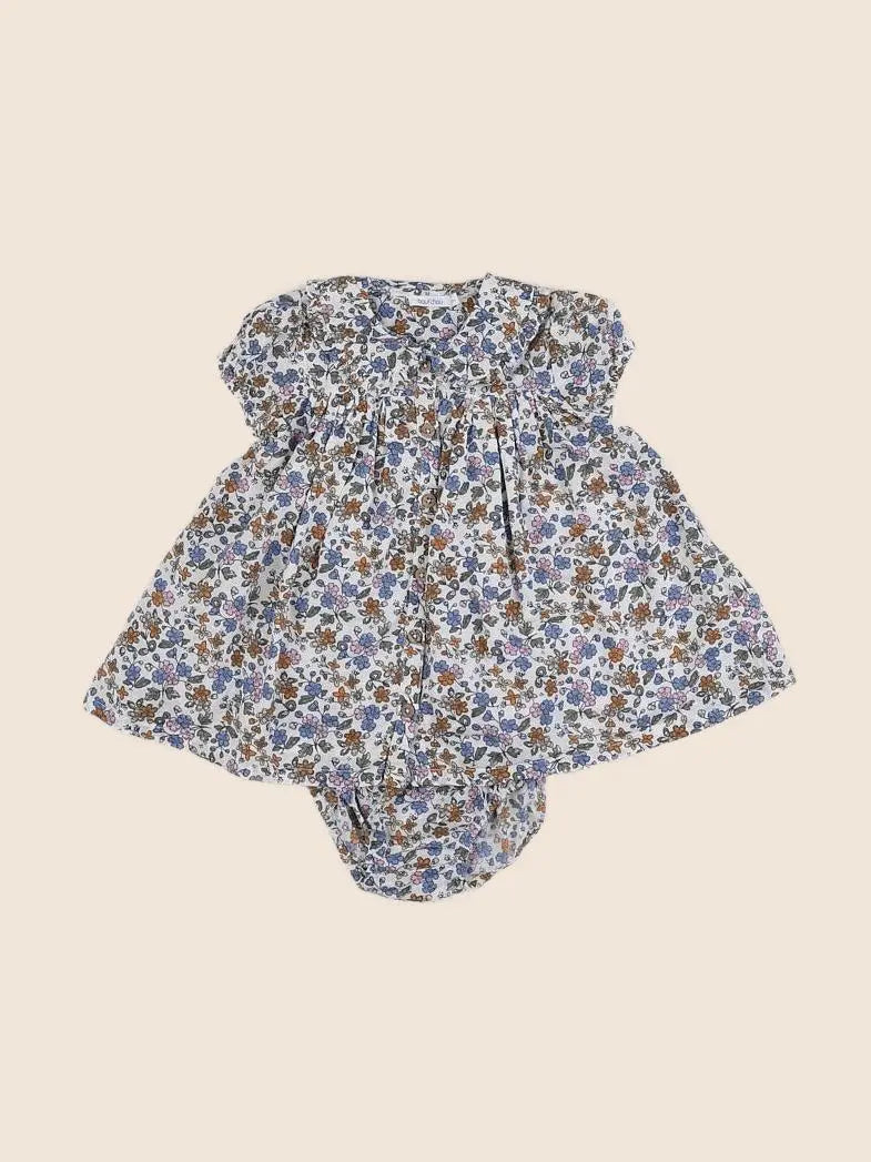 Boutchou - robe bleu - 6 mois