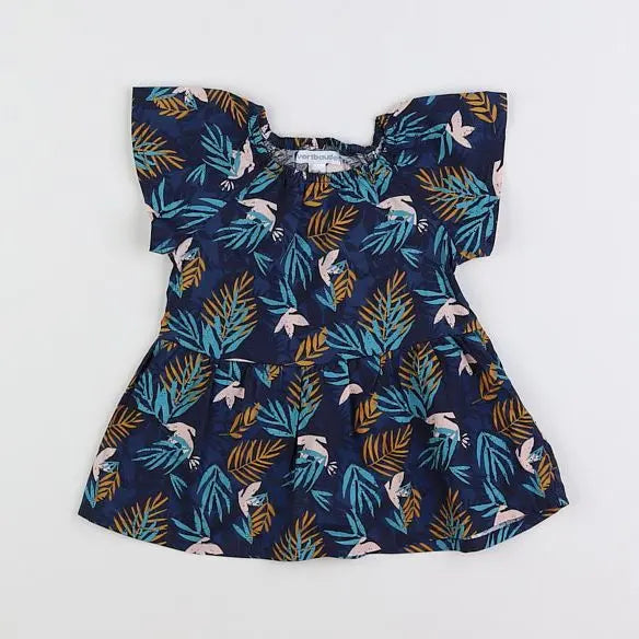 Vertbaudet - robe bleu - 3 mois