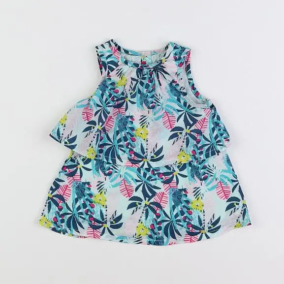 Vertbaudet - robe bleu - 3 mois