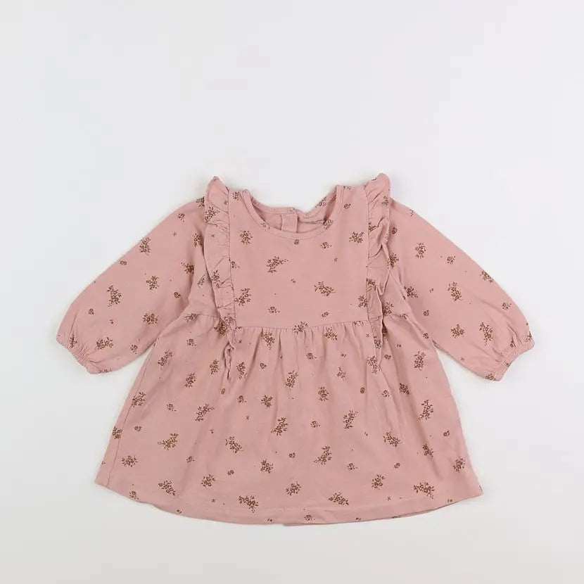 Vertbaudet - robe rose - 12 mois