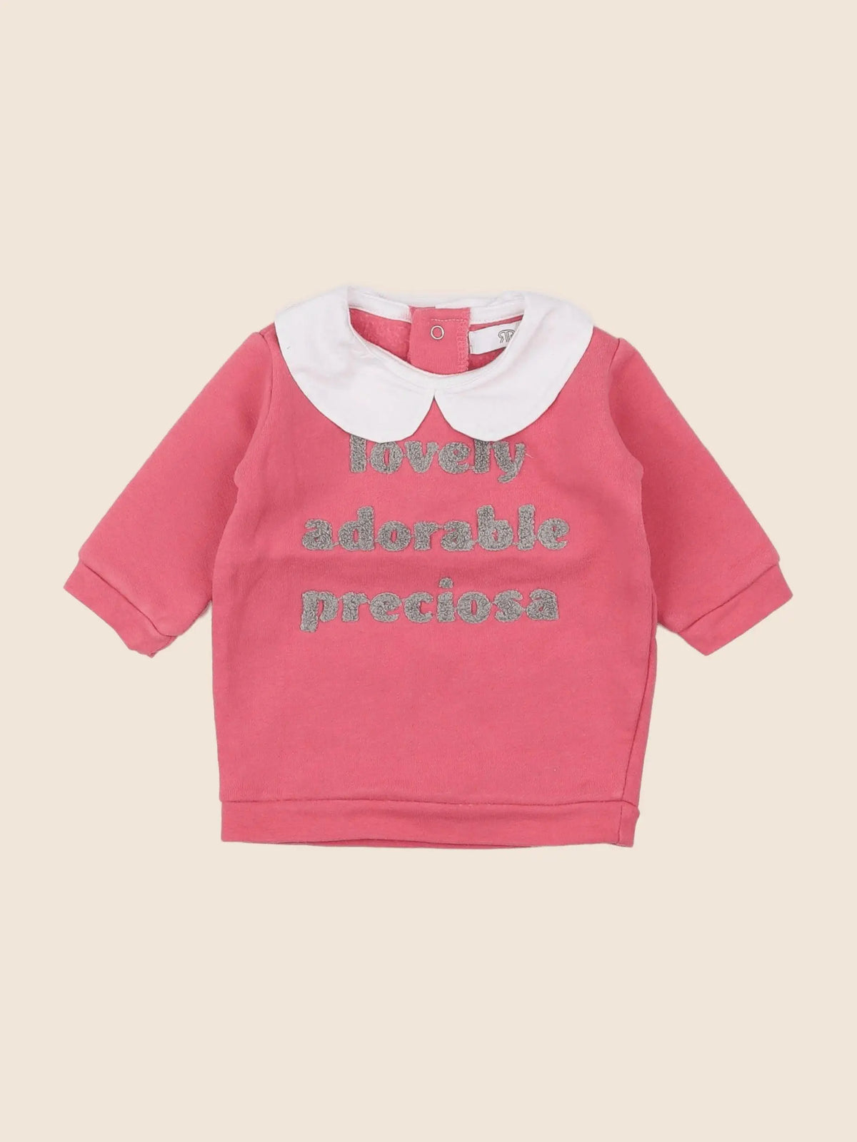 La Redoute - sweat rose - 3 mois