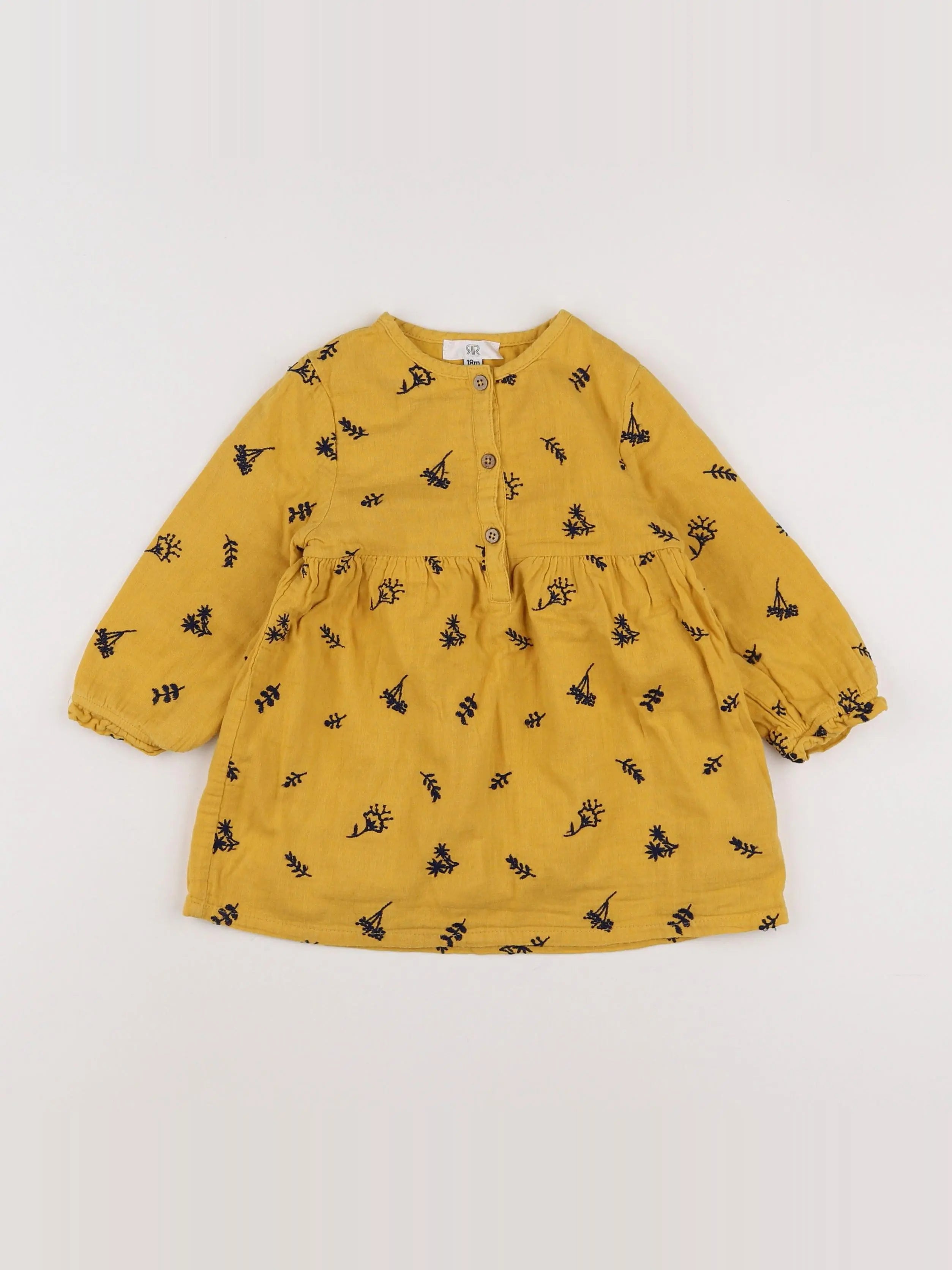 La Redoute - robe jaune - 18 mois