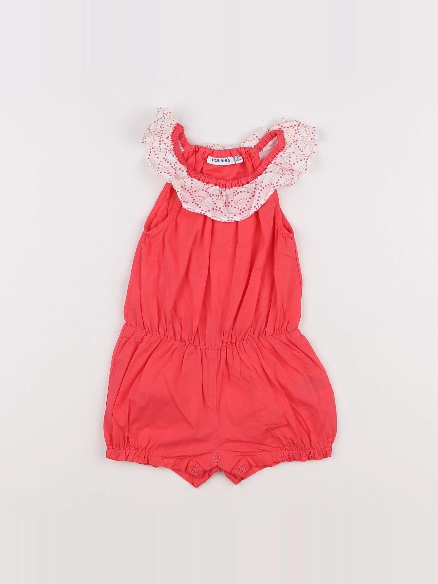 Noukie's - combinaison orange - 3 mois