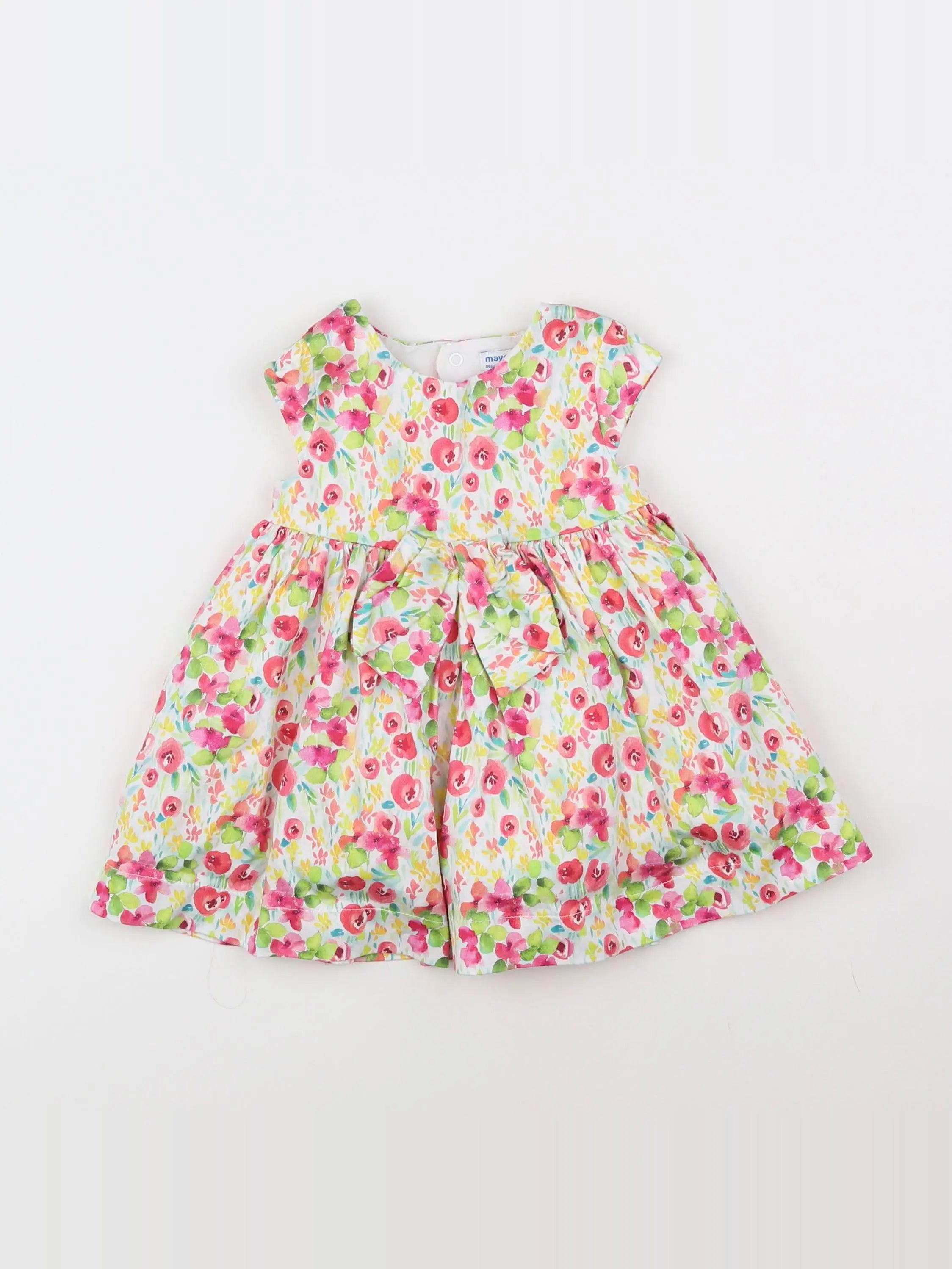 Mayoral - robe multicolore - 12 mois
