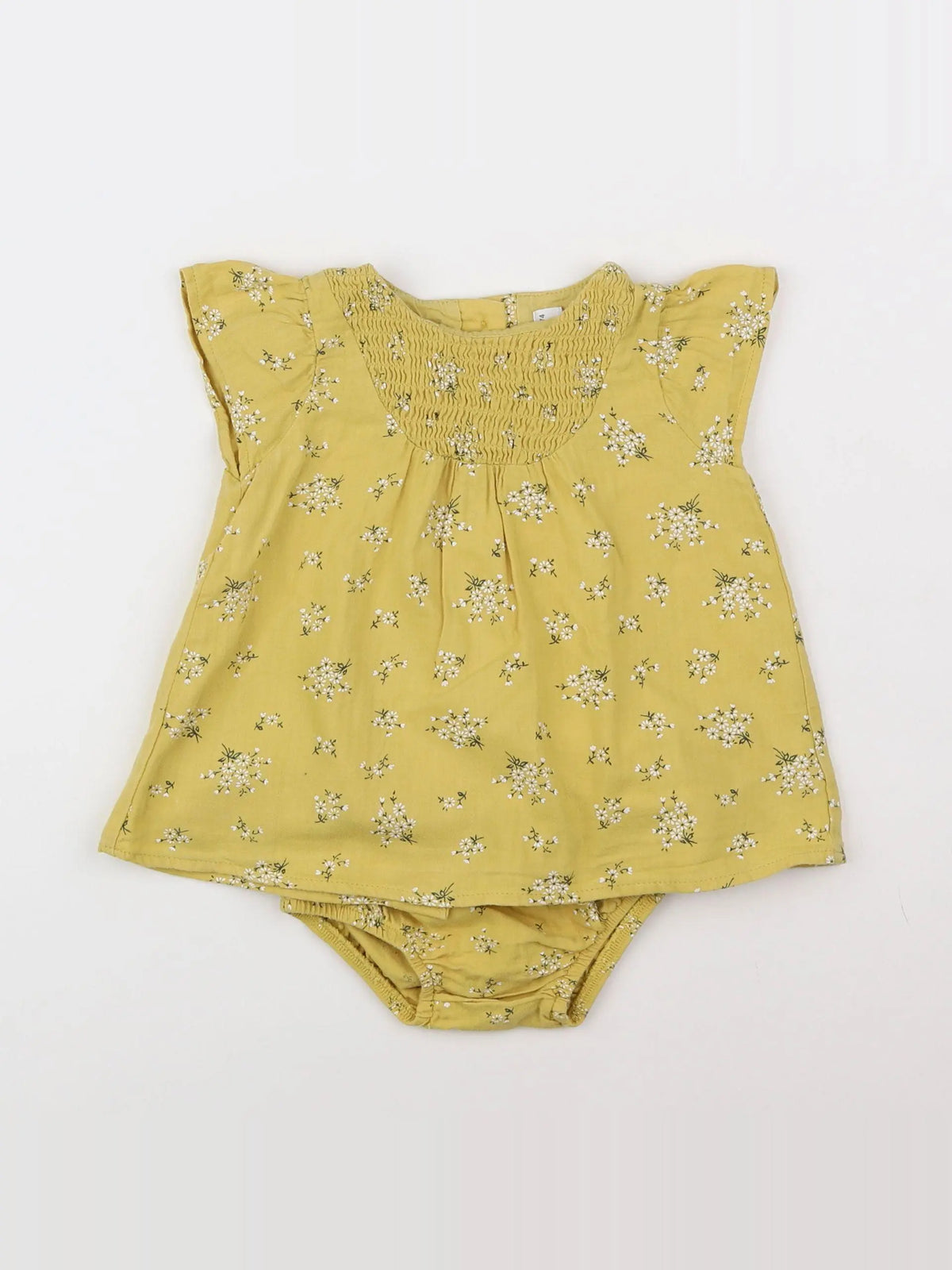 Zara - robe jaune - 6/9 mois