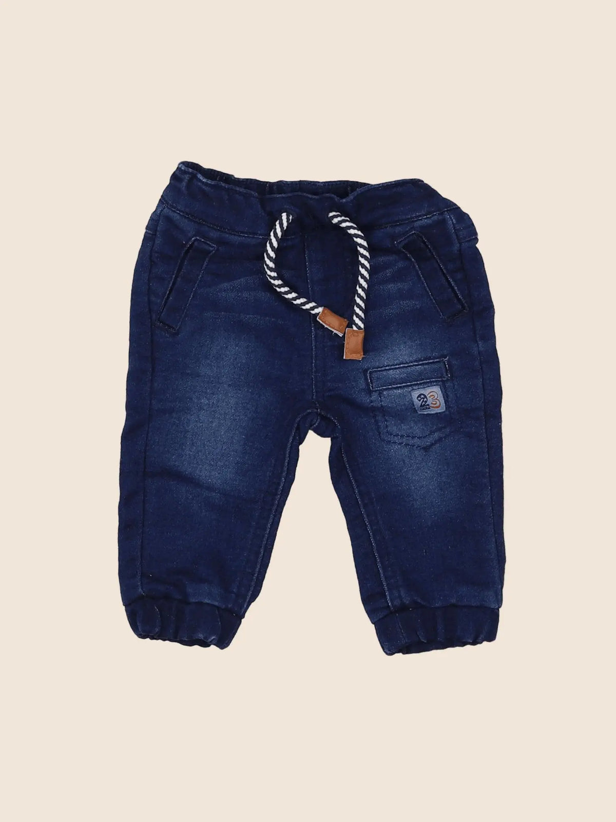Vertbaudet - jean bleu - 3 mois