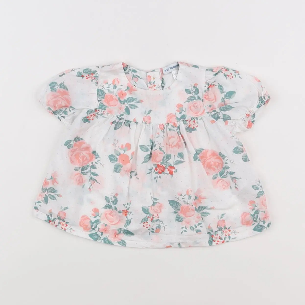 Vertbaudet - blouse multicolore - 6 mois