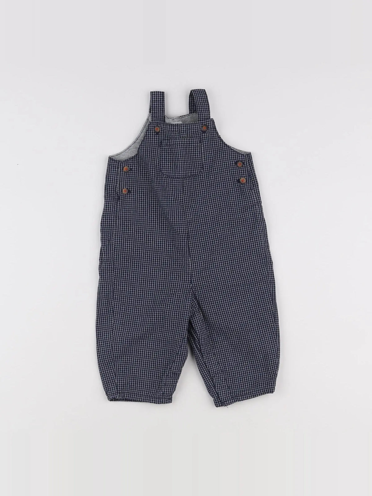 Boutchou - salopette bleu, blanc - 6 mois