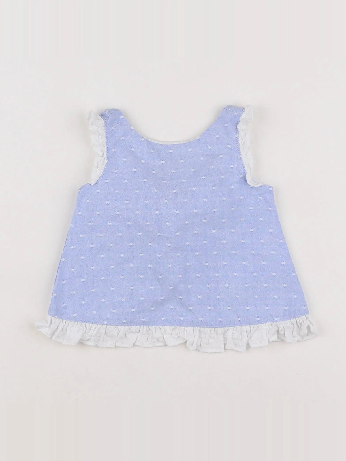 Dadati - blouse bleu - 6 mois