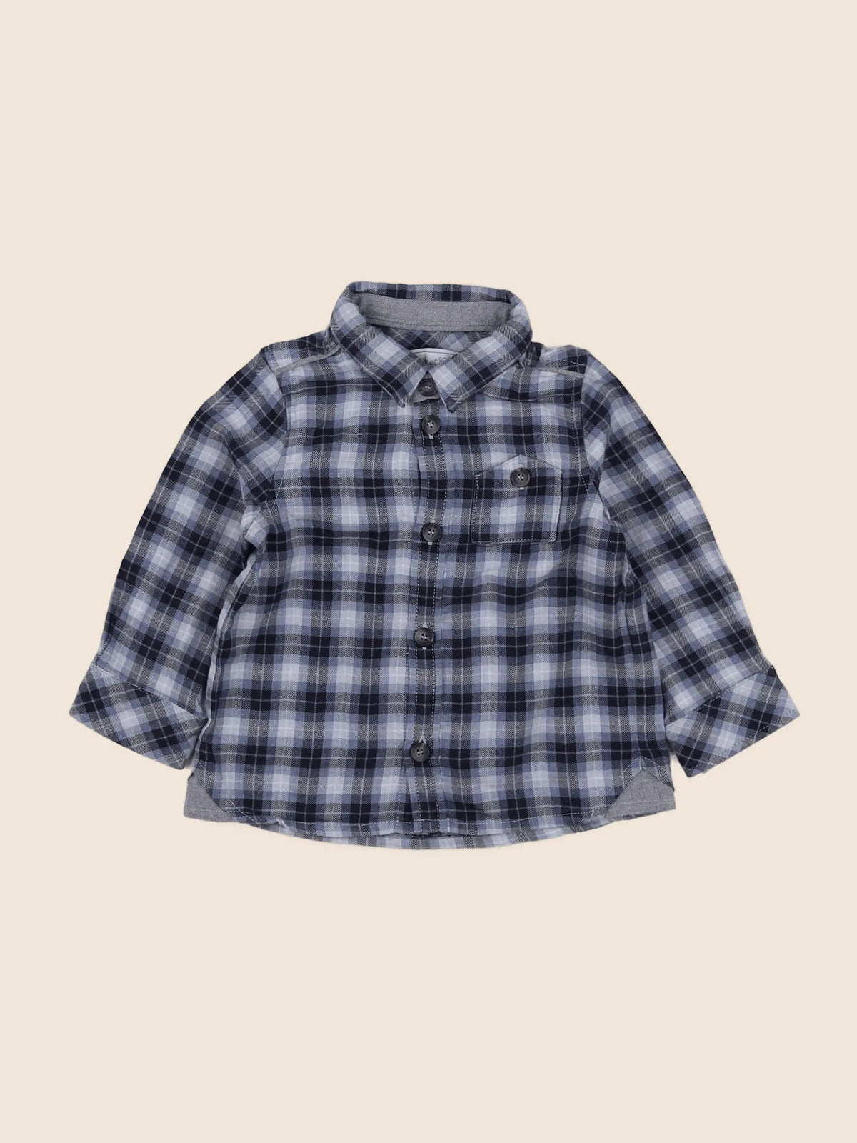 Tartine & Chocolat - chemise bleu - 12 mois