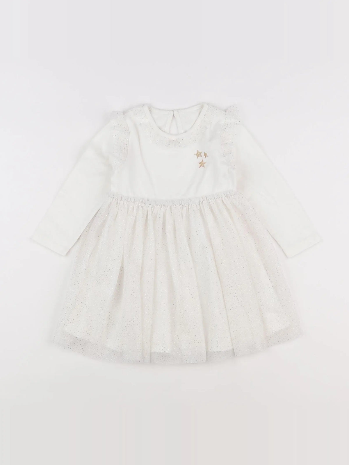 Vertbaudet - robe blanc - 18 mois