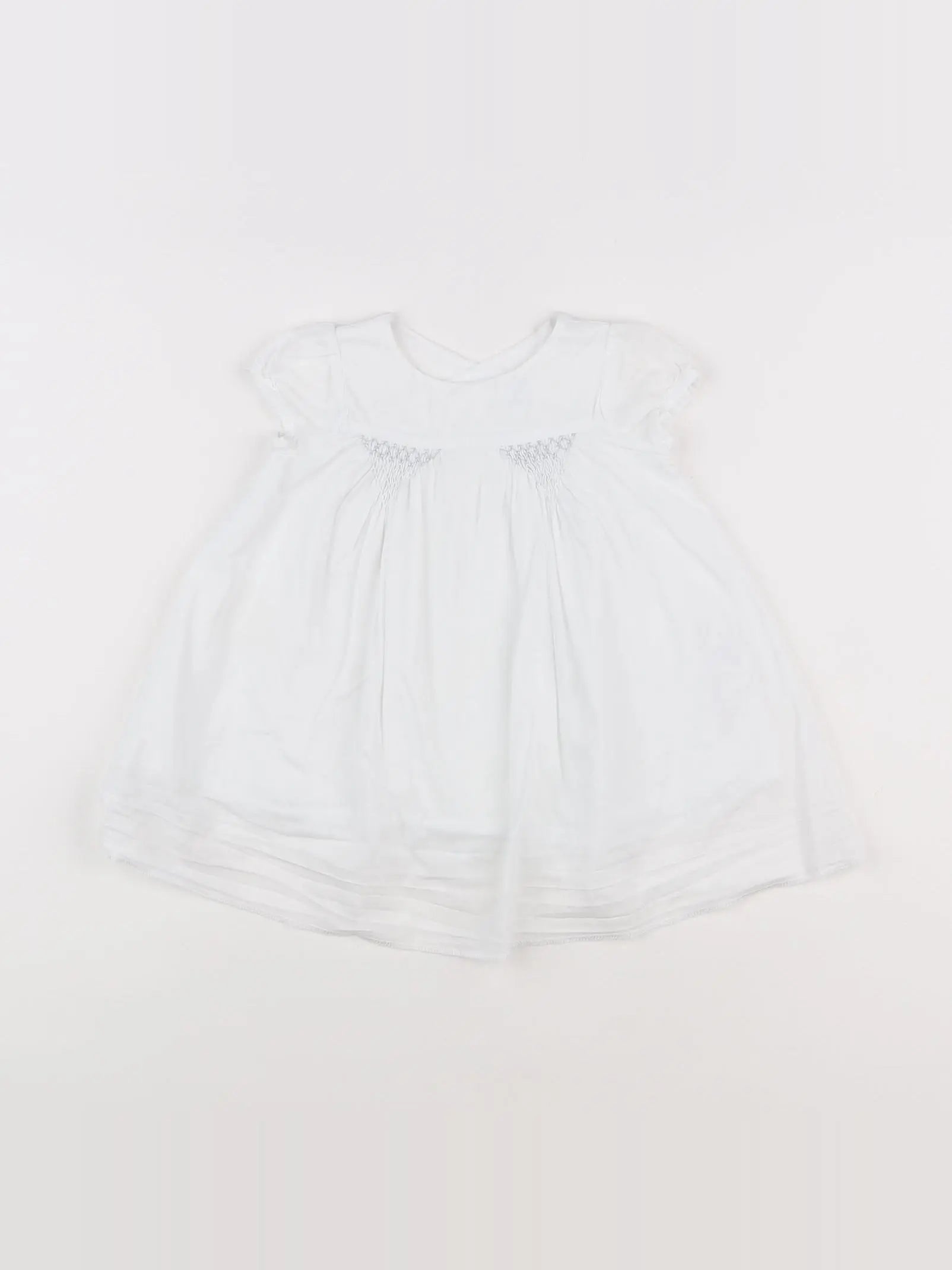 Jacadi - robe blanc - 6 mois