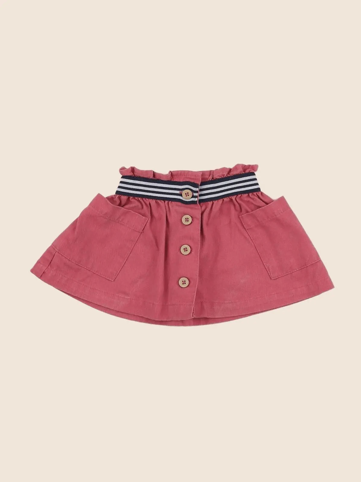 Vertbaudet - jupe rouge - 6 mois