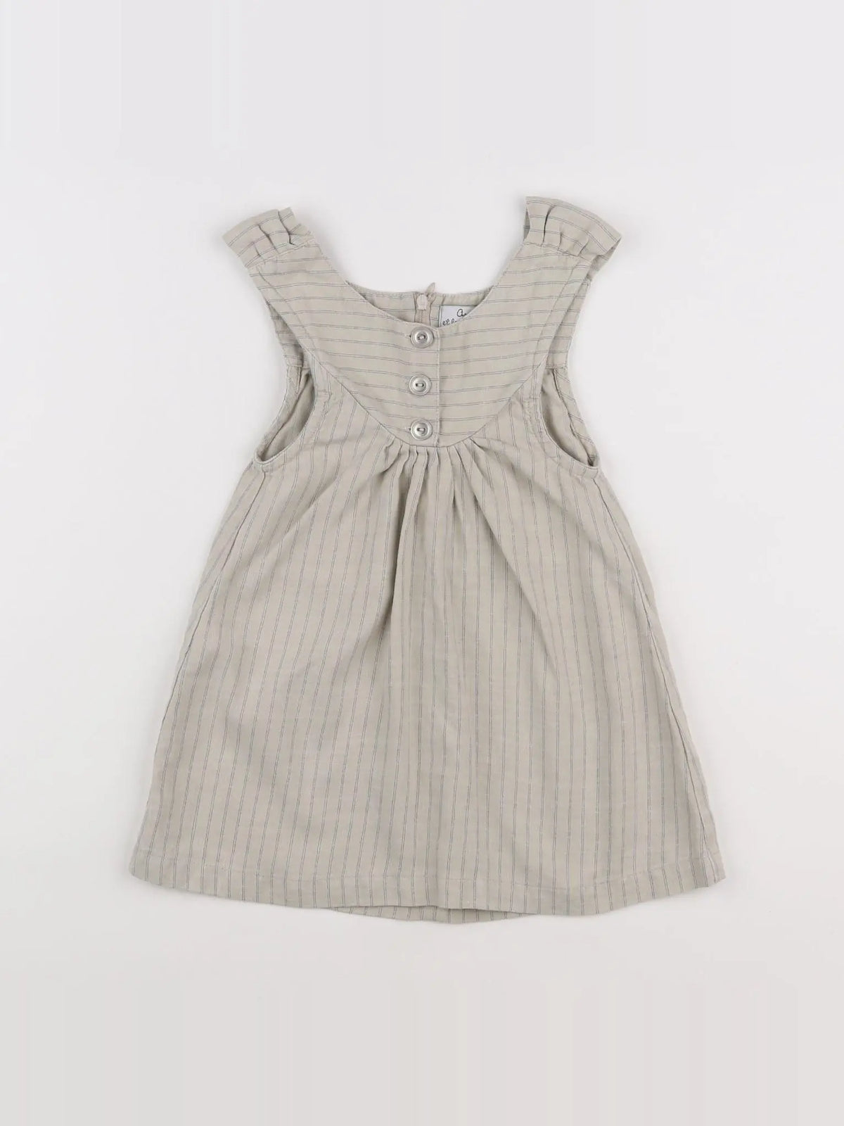 Arsène et les pipelettes - robe gris - 2 ans