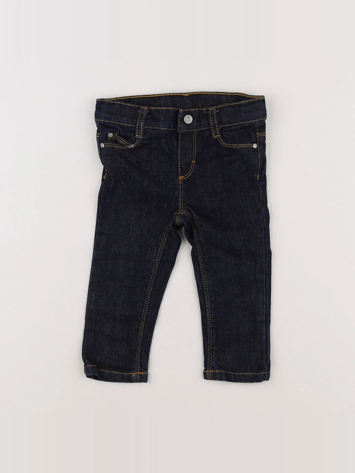 Petit Bateau - jean bleu - 12 mois