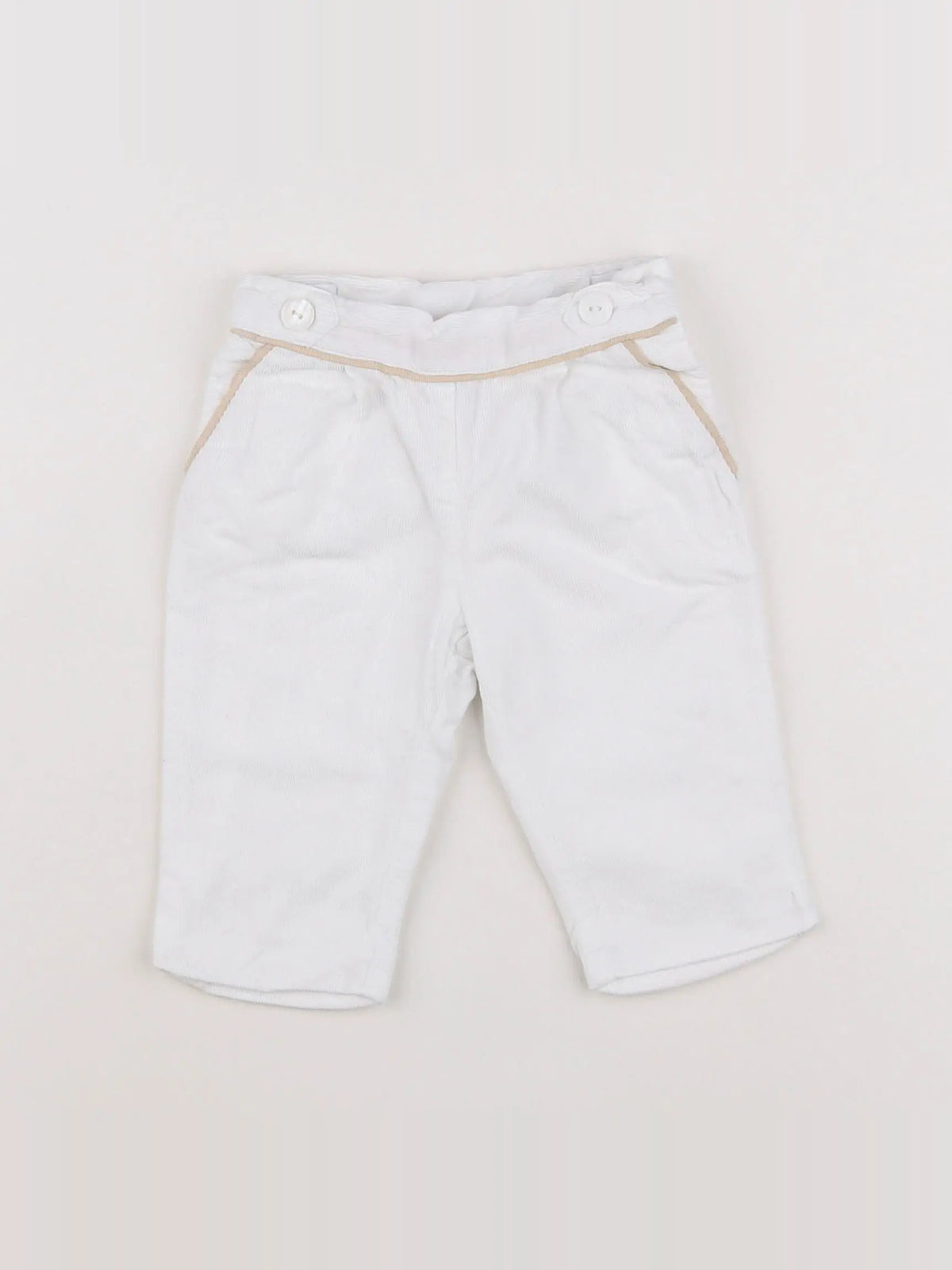 Jacadi - pantalon blanc - 6 mois