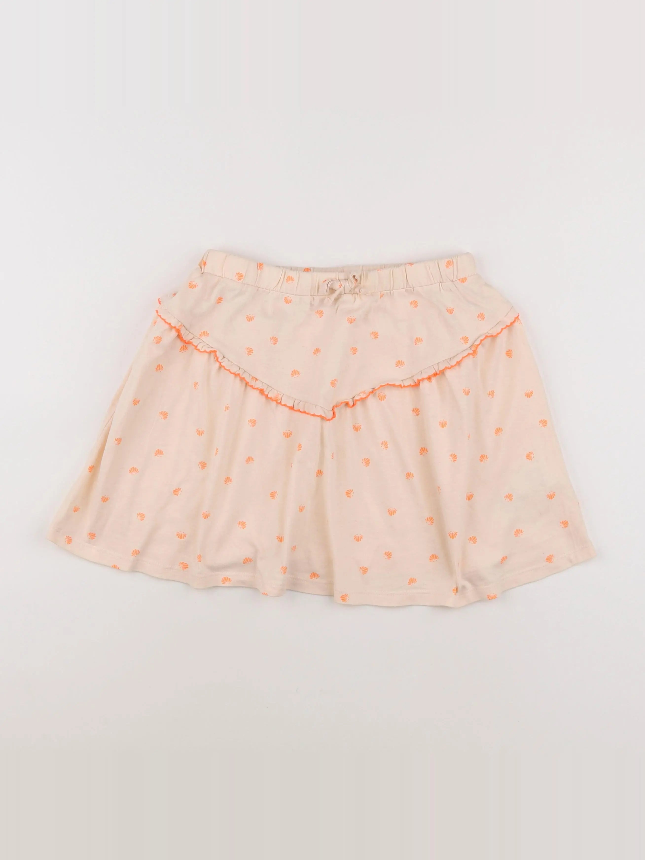 Vertbaudet - jupe orange - 10 ans