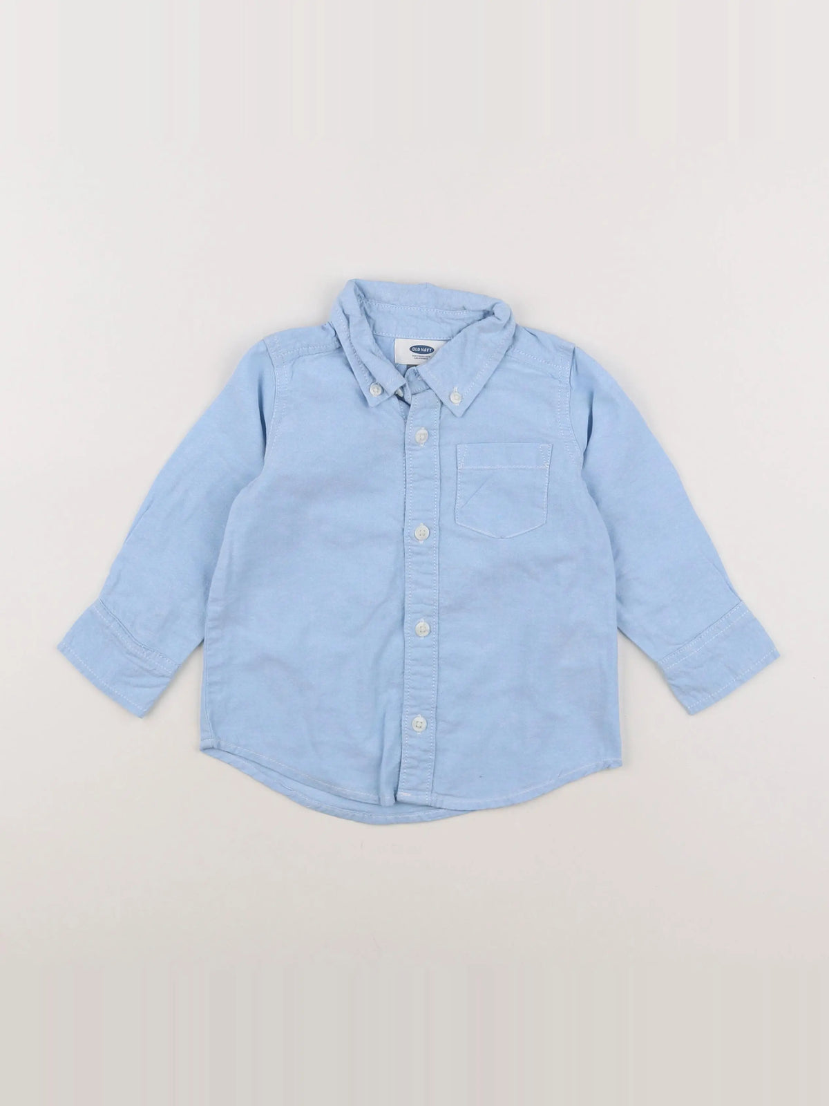 Old Navy - chemise bleu - 18 mois à 2 ans