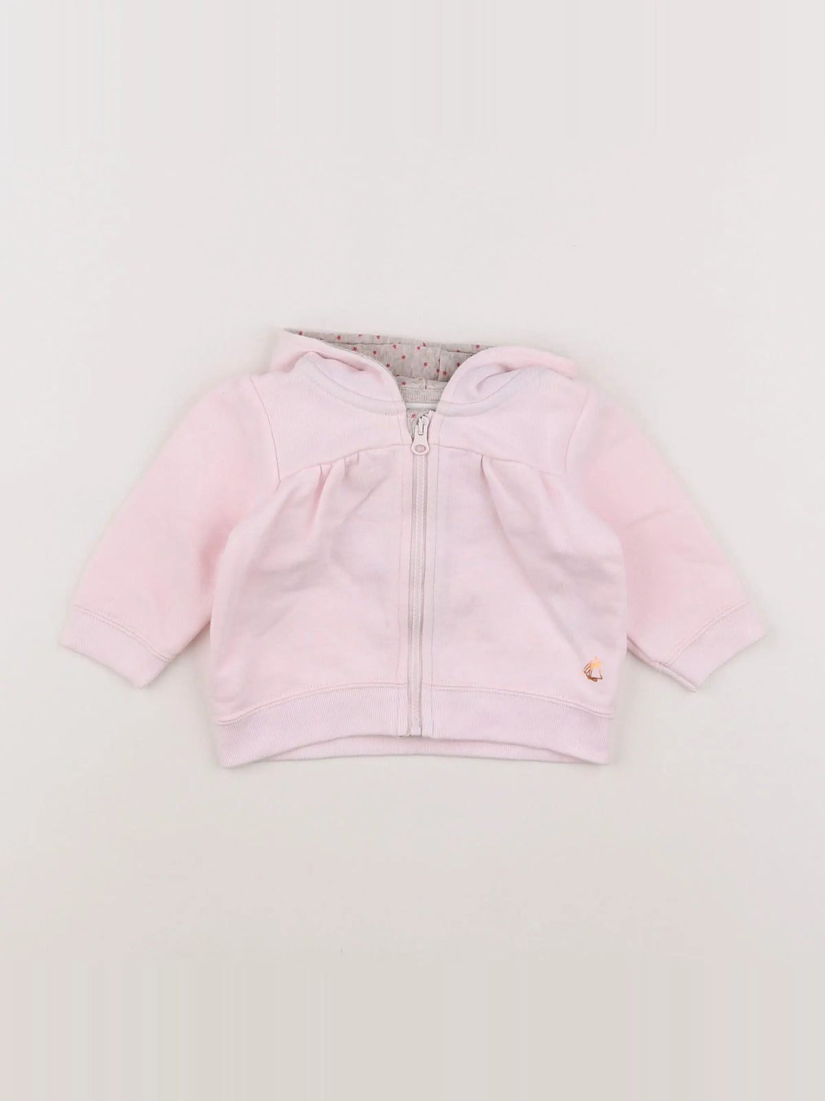 Petit Bateau - sweat rose - 3 mois