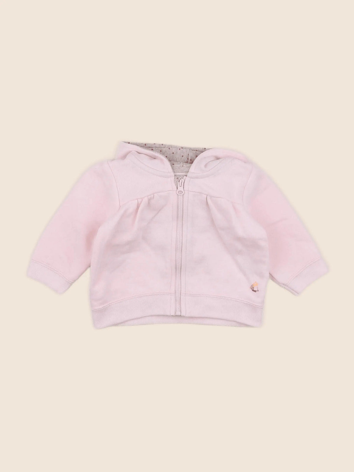 Petit Bateau - sweat rose - 3 mois