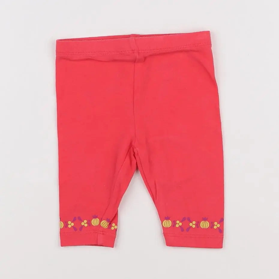 Vertbaudet - legging rose - 9 mois