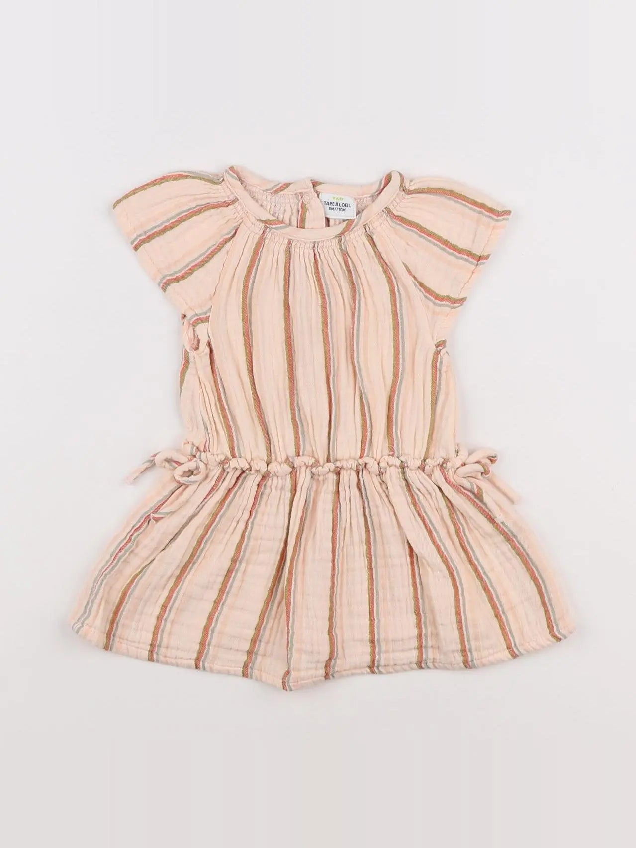 Tape à l'oeil - robe multicolore - 9 mois