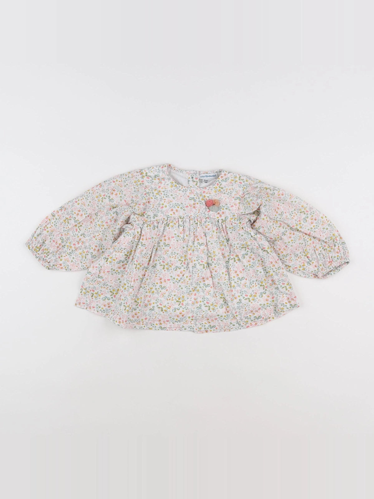 Vertbaudet - blouse multicolore - 18 mois