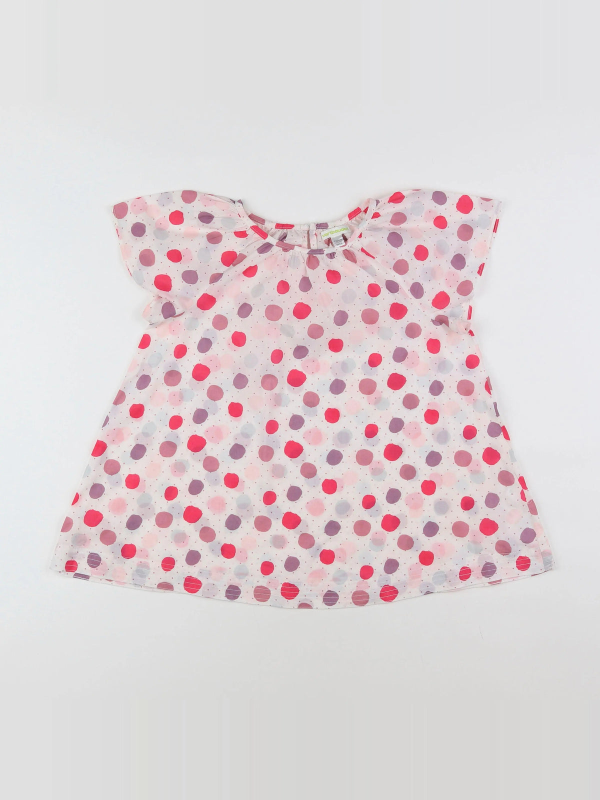 Vertbaudet - blouse multicolore - 8 ans