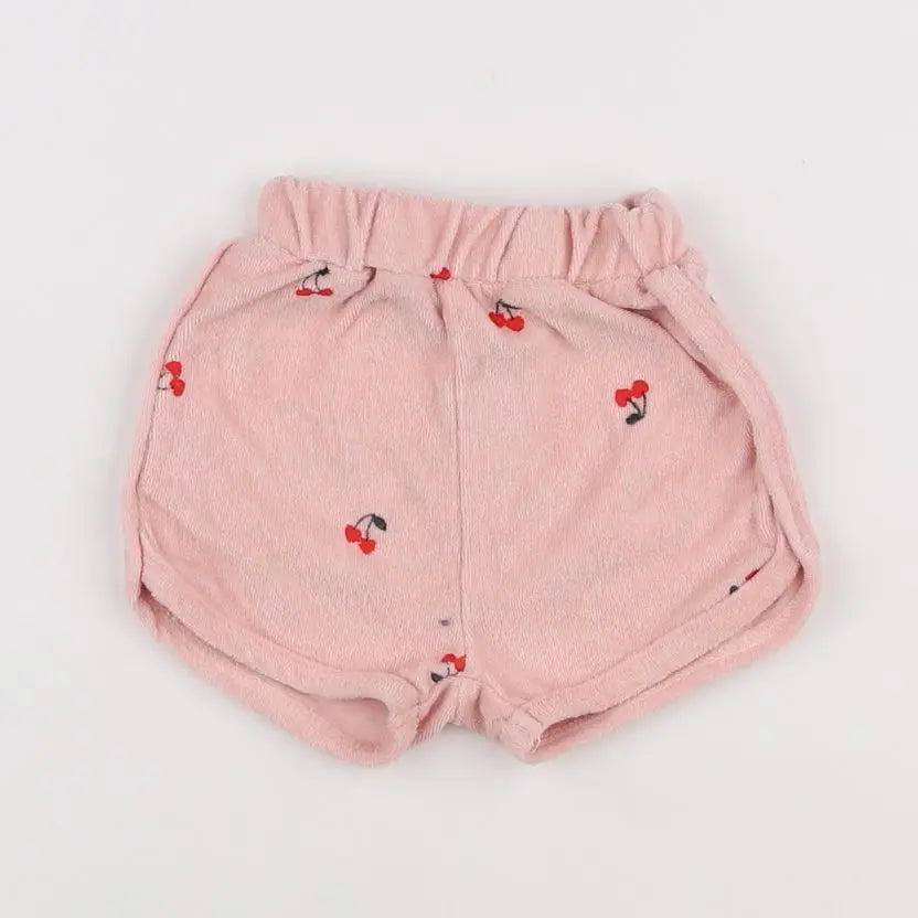 Vertbaudet - short rose - 3 mois
