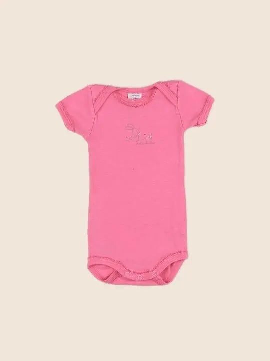 Petit Bateau - body rose - 3 mois