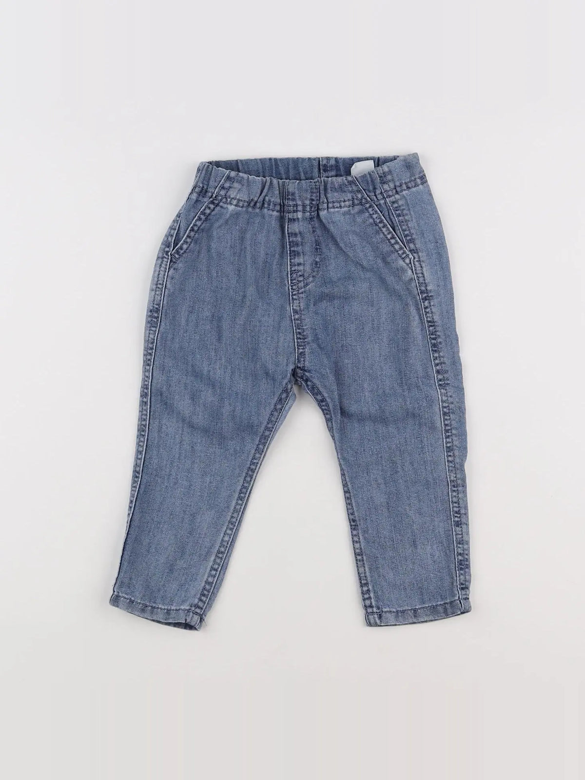 H&M - jean bleu - 12 mois