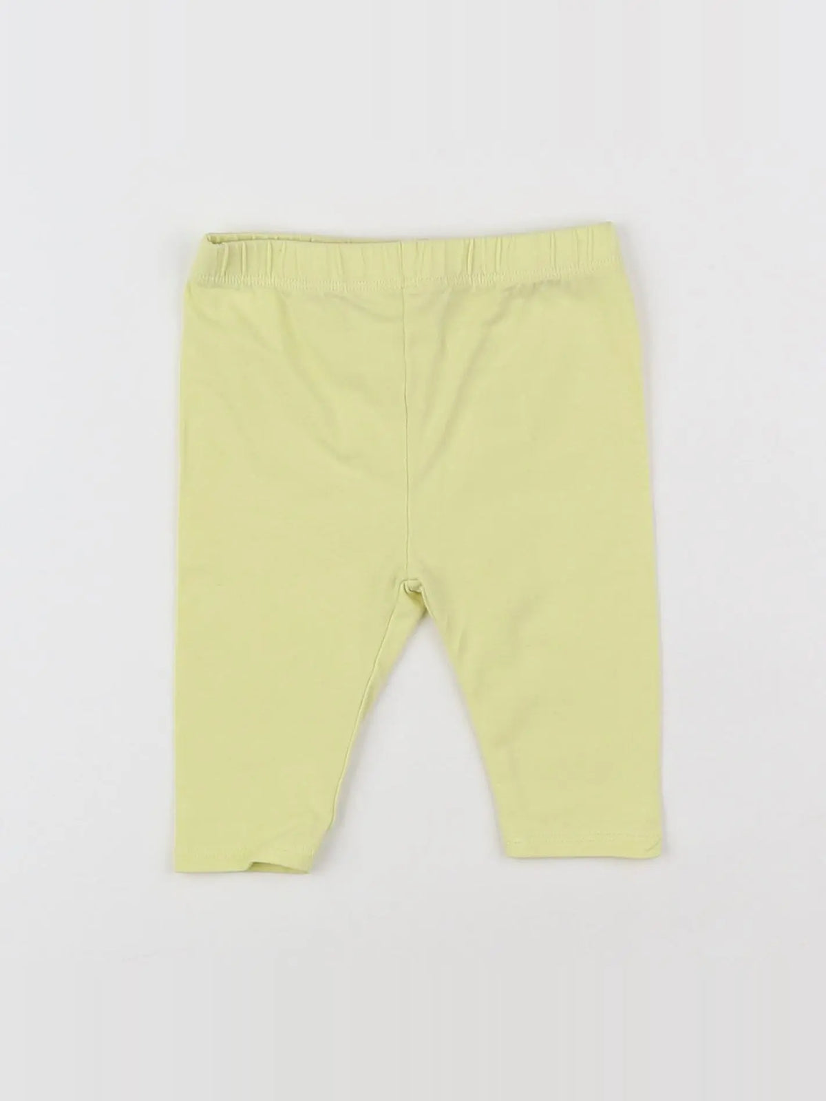 Vertbaudet - legging jaune - 6 mois