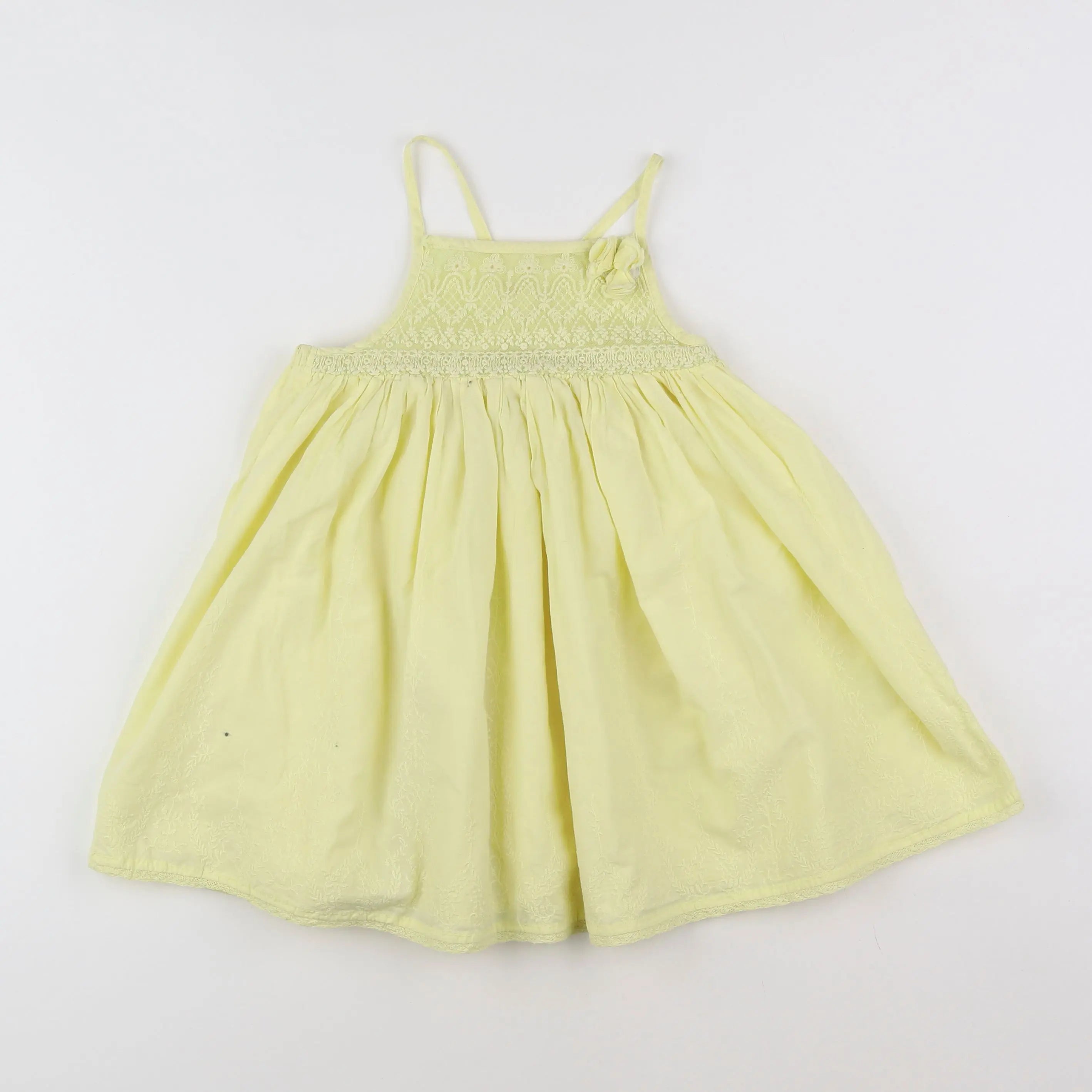 Vertbaudet - robe jaune - 2 ans