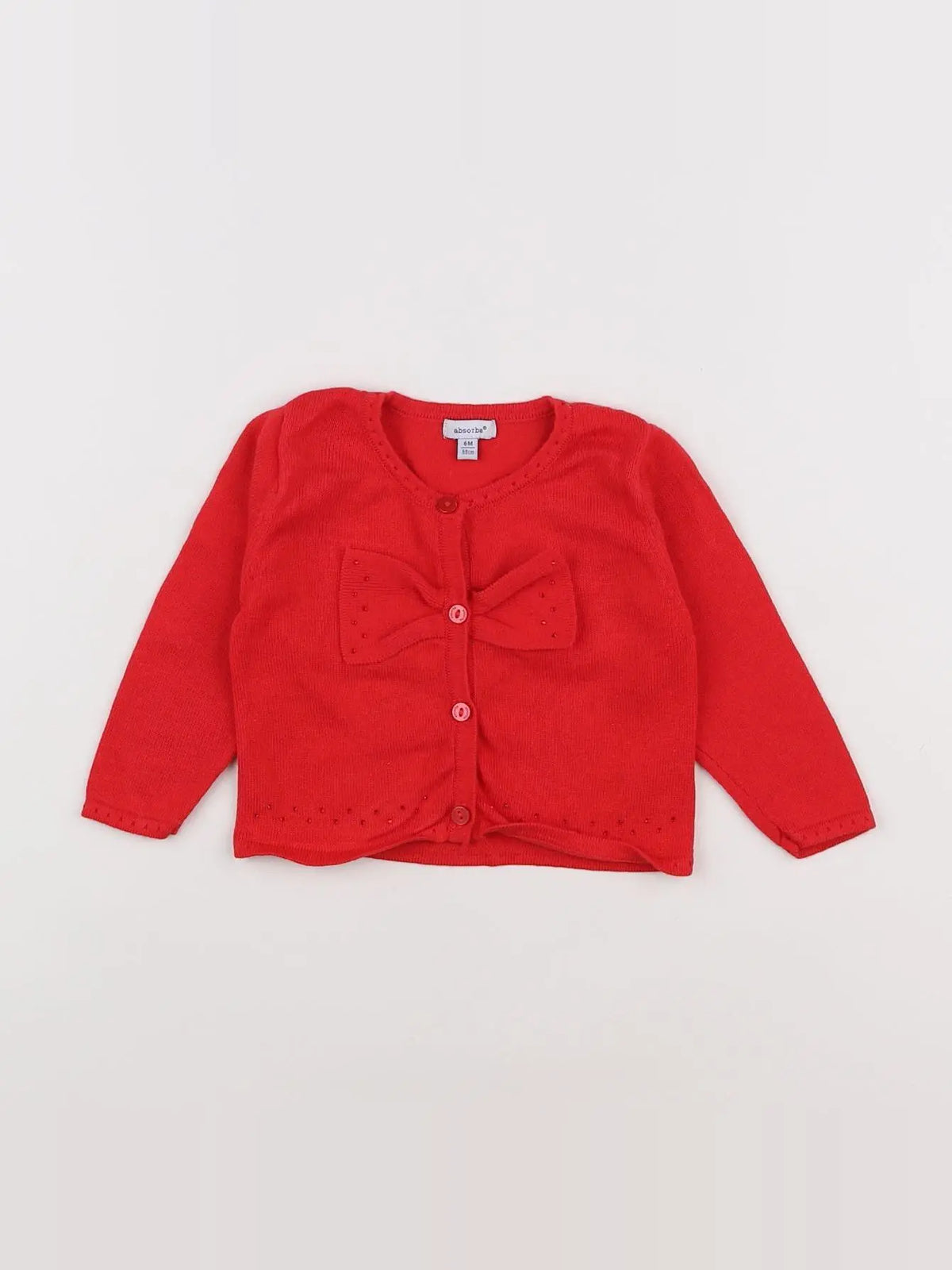 Absorba - gilet rouge - 6 mois