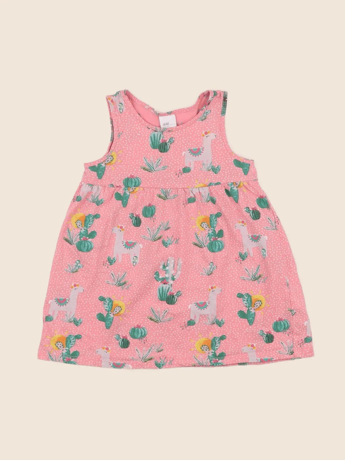 H&M - robe rose - 12 mois