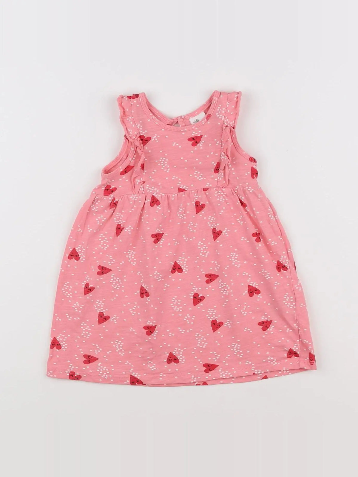 H&M - robe rose - 12 mois