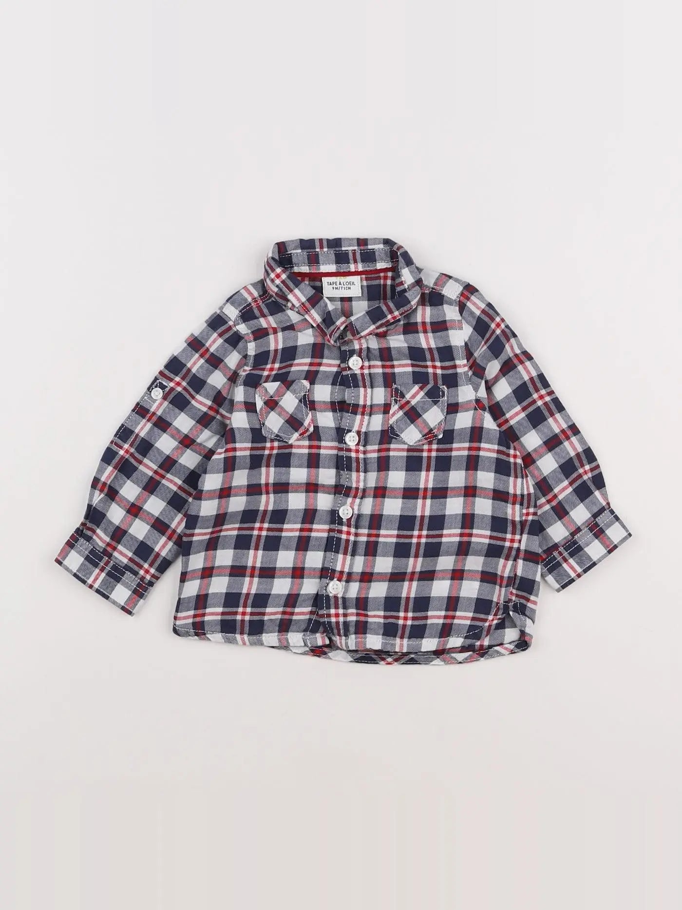 Tape à l'oeil - chemise multicolore - 9 mois