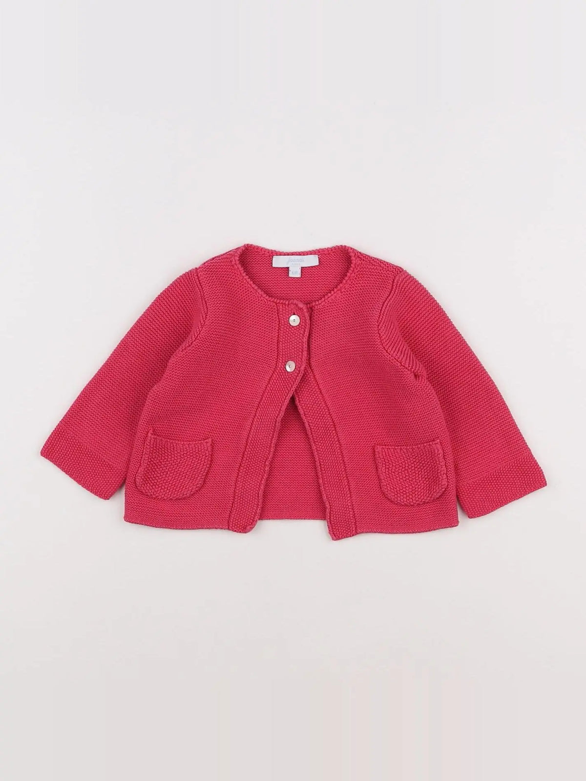 Jacadi - gilet rose - 6 mois