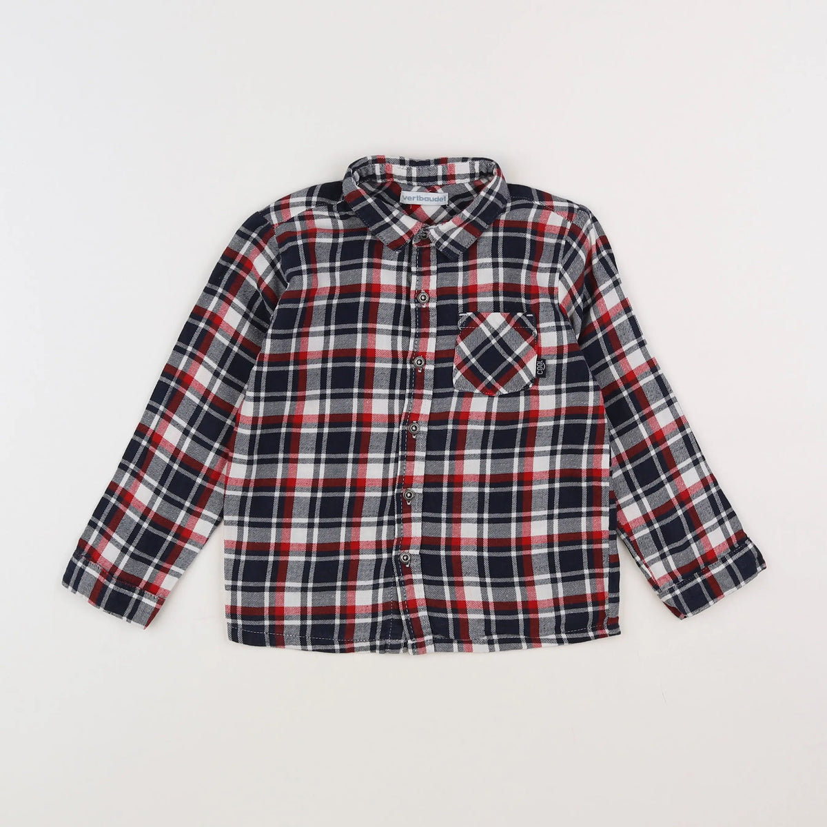 Vertbaudet - chemise multicolore - 2 ans