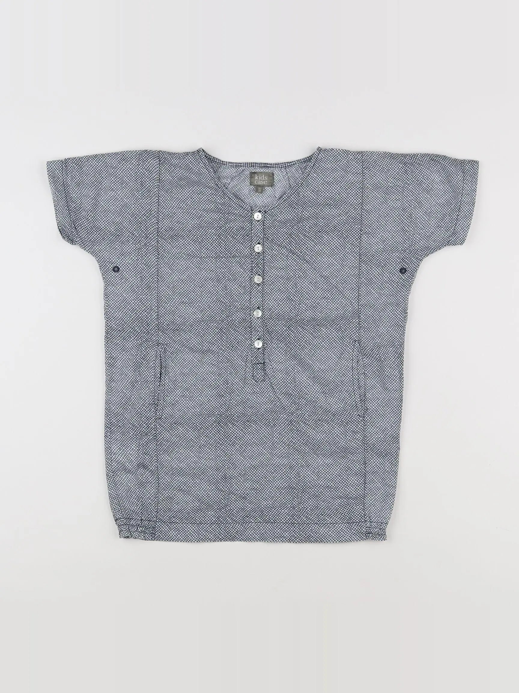 Kids Case - robe bleu, blanc - 2 ans