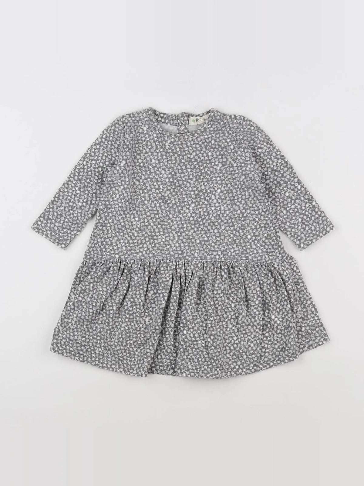 The Bonnie mob - robe gris, blanc - 12/18 mois