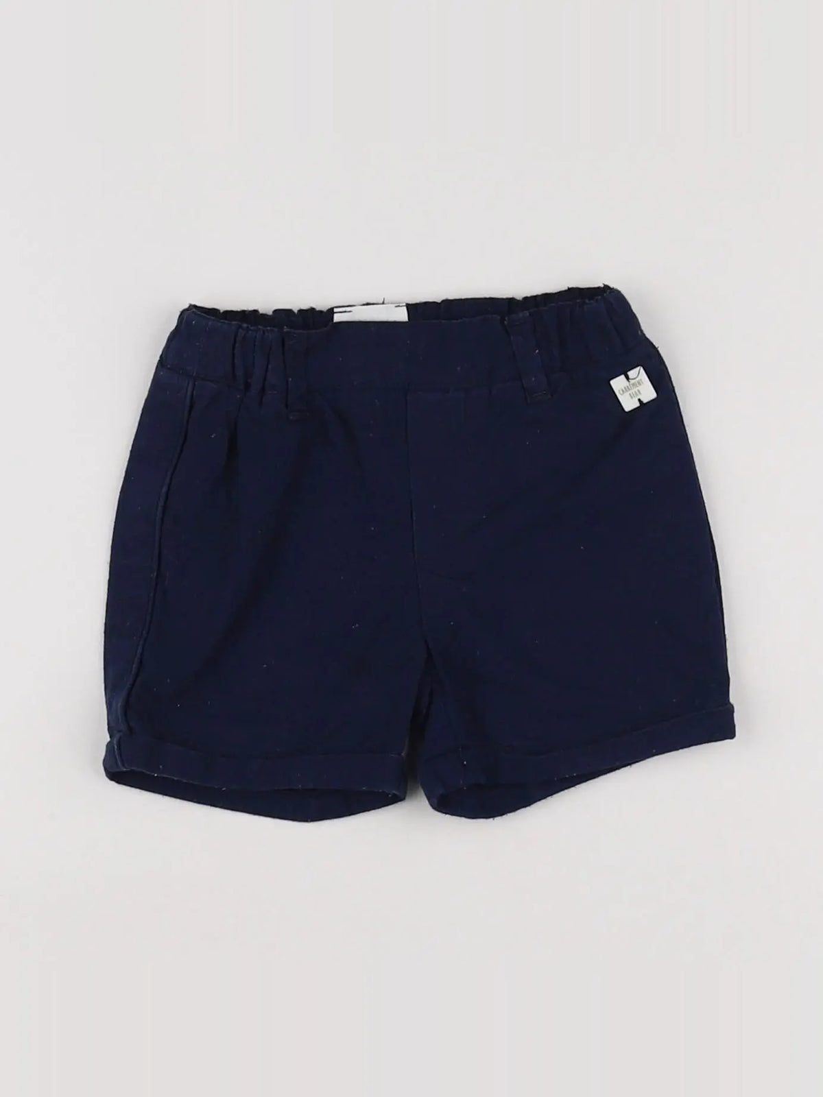 Carrément Beau - short bleu - 6 mois