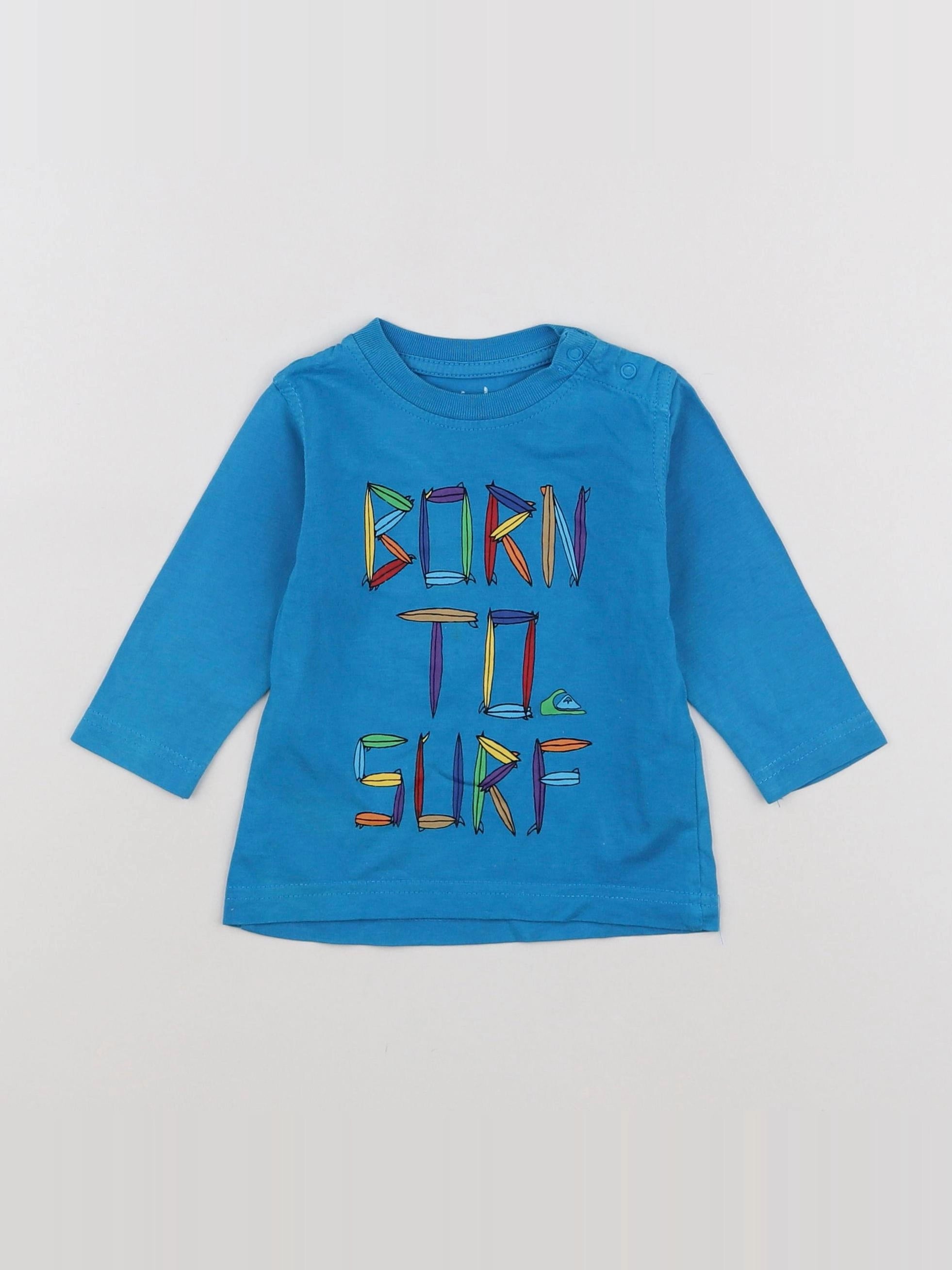 Quicksilver - tee-shirt bleu - 9 mois