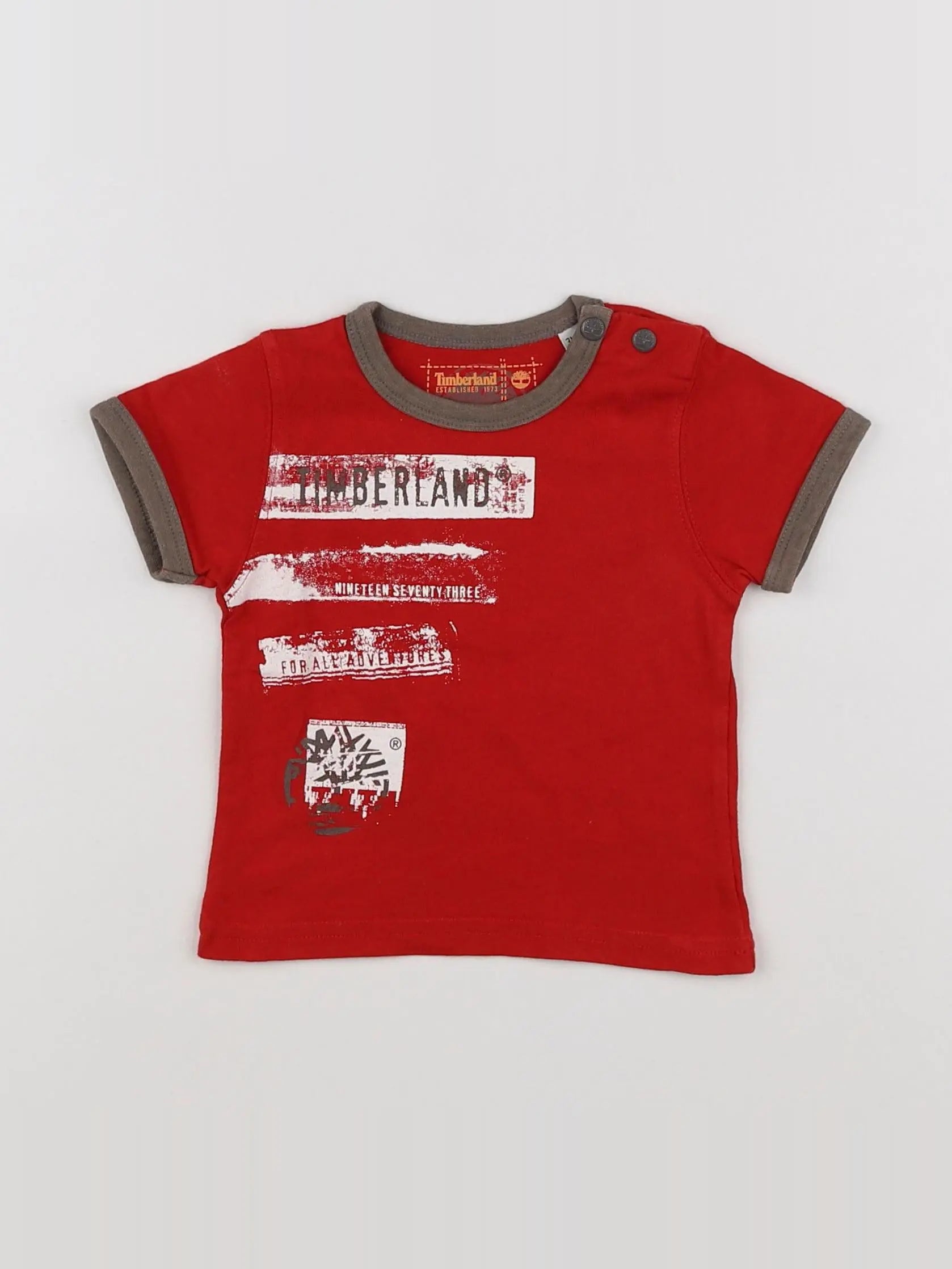 Timberland - tee-shirt rouge - 3 mois