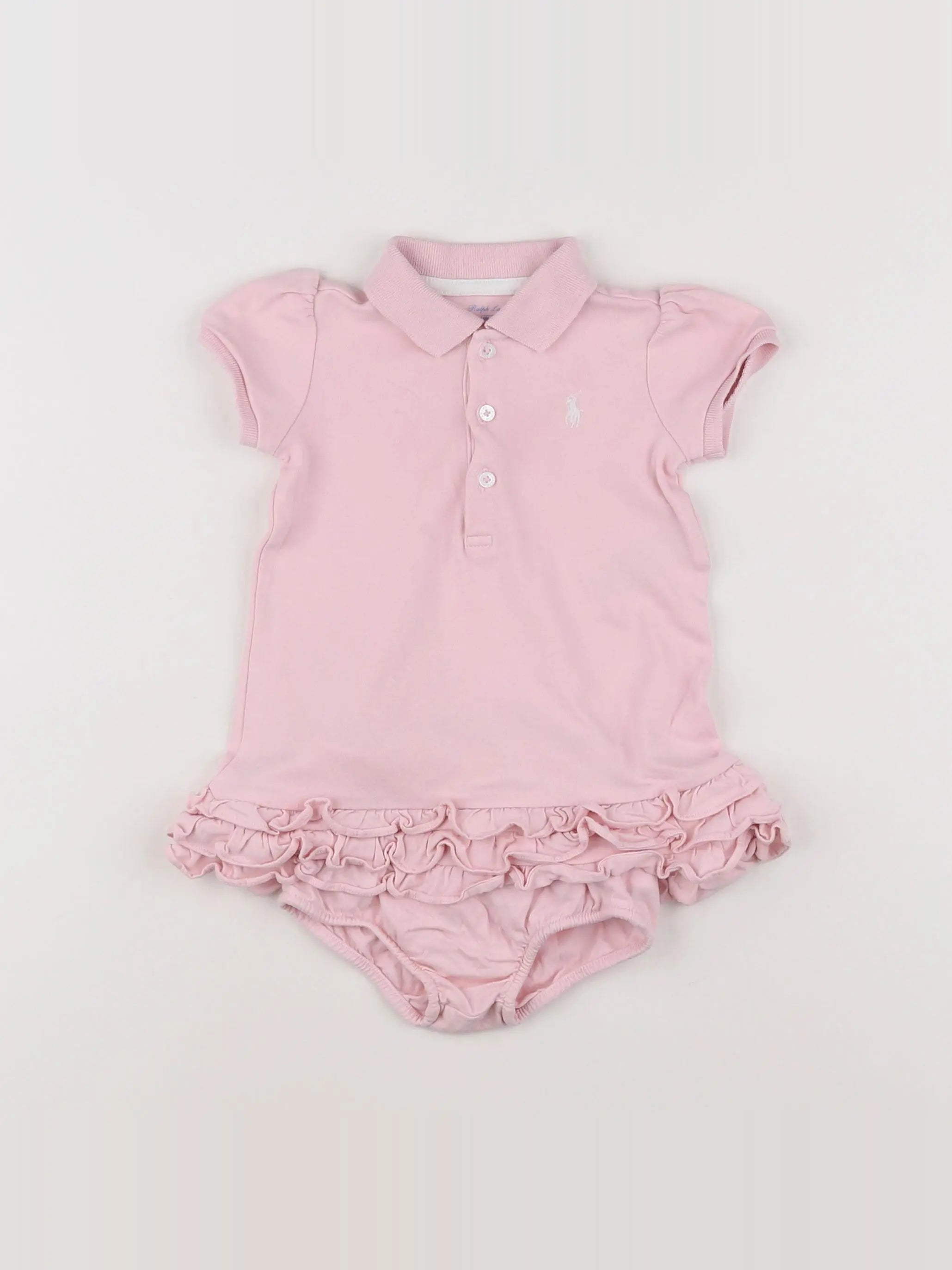 Ralph Lauren - robe rose - 6 mois