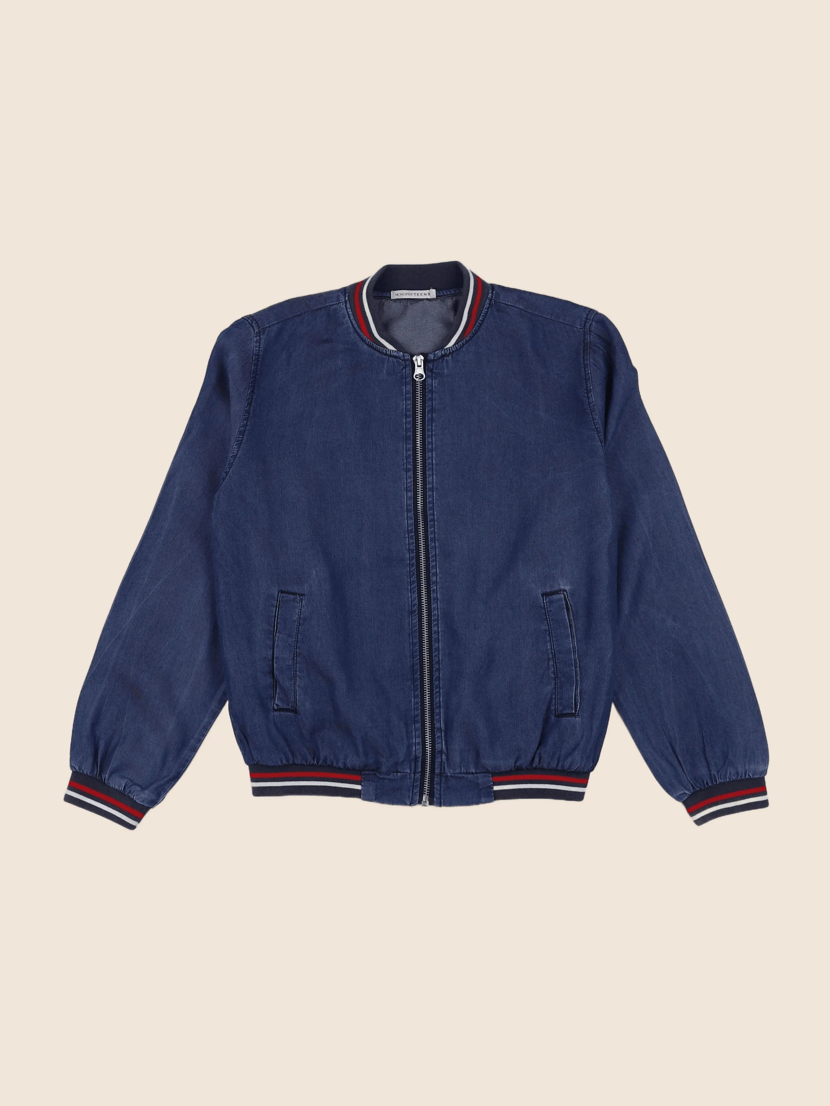Monoprix - veste bleu - 12 ans