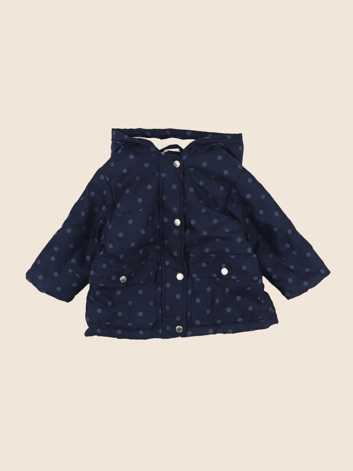 Vertbaudet - parka bleu - 6 mois
