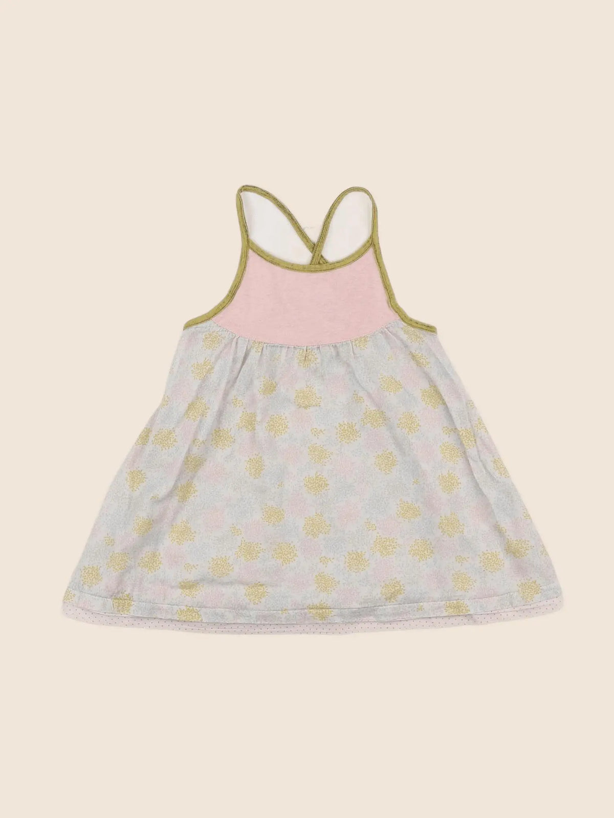 Moulin Roty - robe jaune, rose - 18 mois