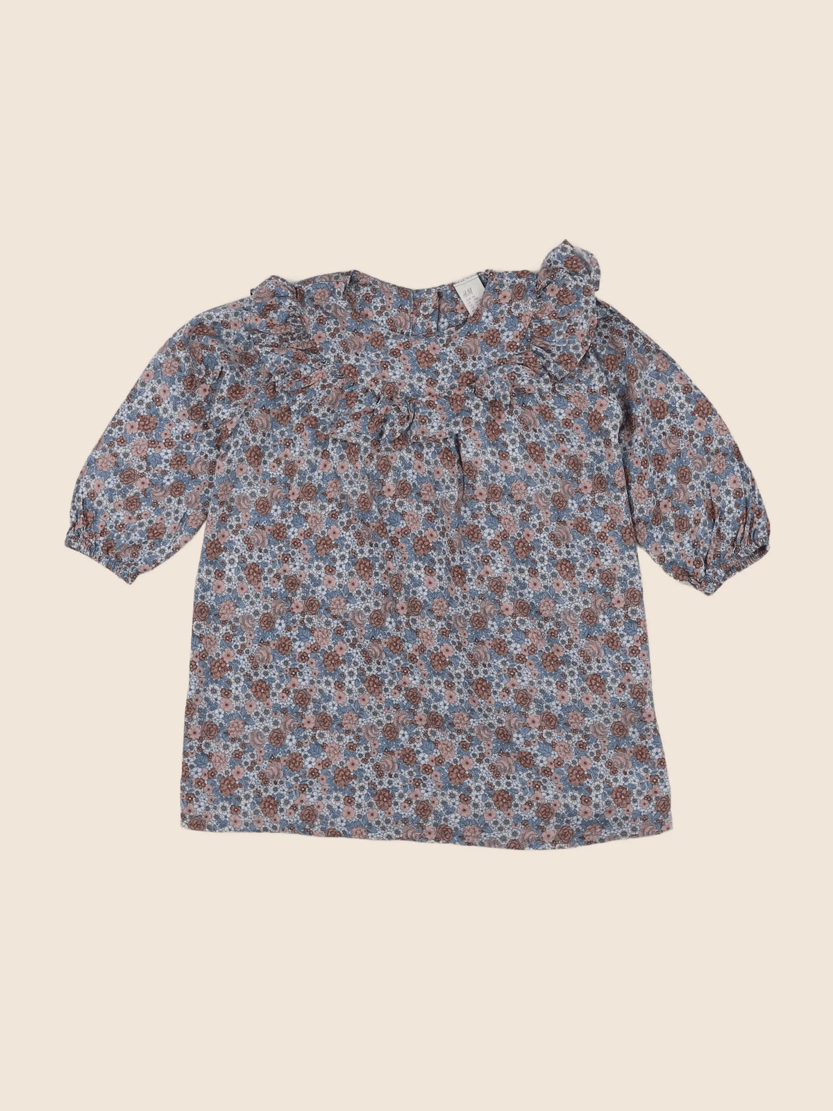 H&M - robe rose, bleu - 18 mois