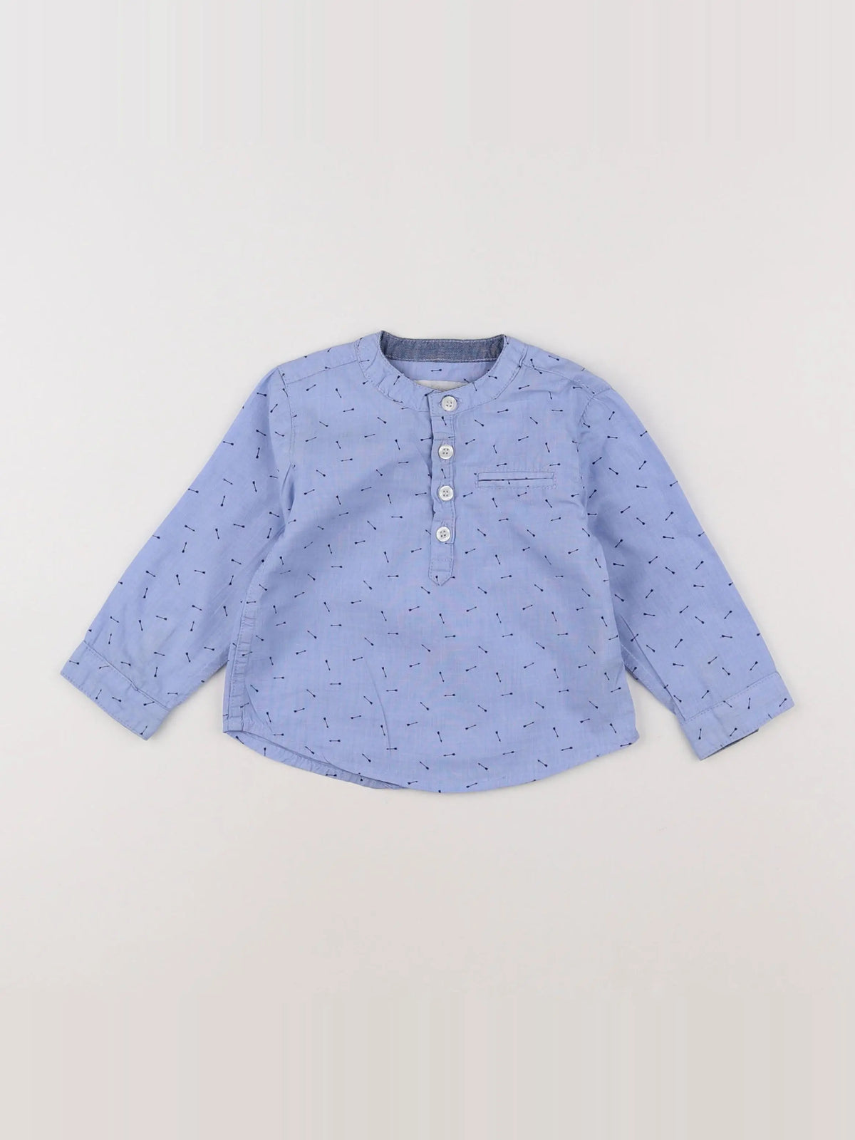 Cadet Rousselle - chemise bleu - 12 mois